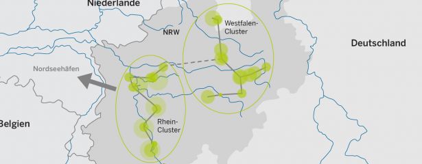 Karte von Nordrhein-Westfalen