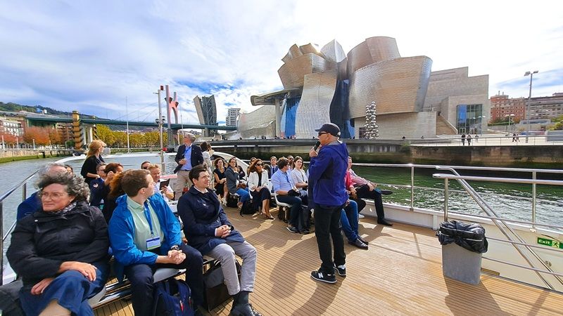 Bootstour auf dem Fluss Nervión