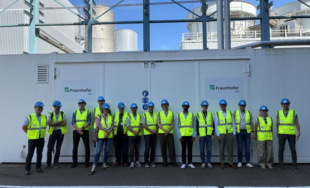 Gruppenbild am Heizkraftwerk Cottbus