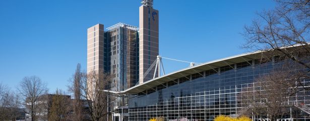 Blick auf die Hannover Messe